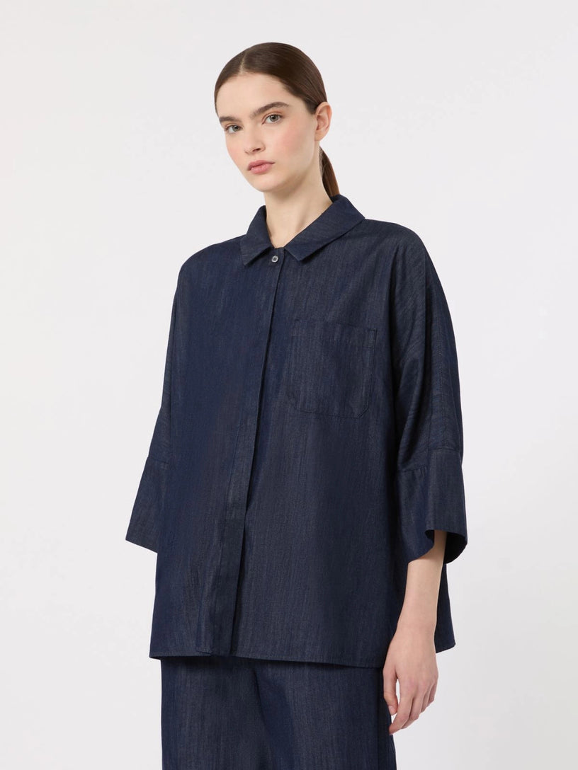 Camicia Rugiada in denim di cotone