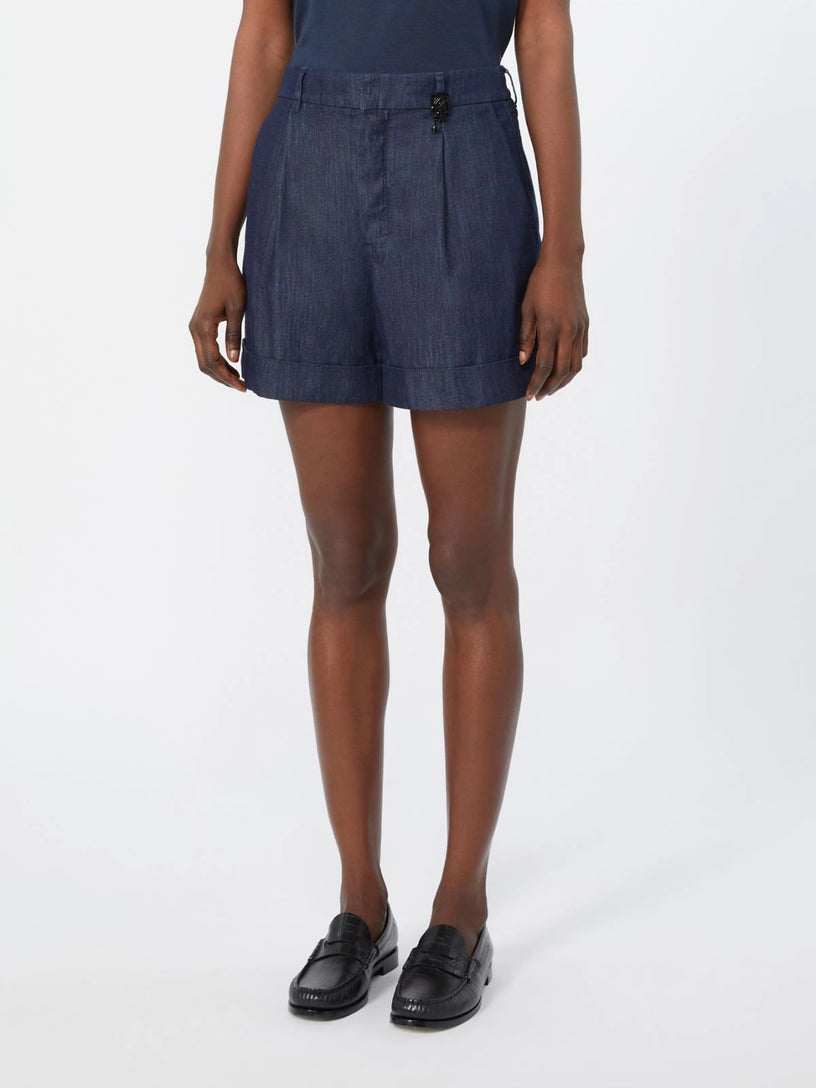Short in denim di cotone