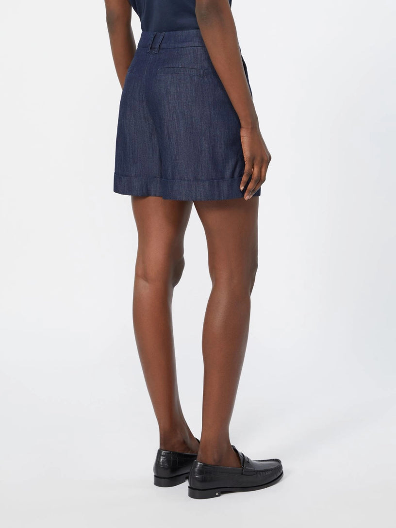 Short in denim di cotone