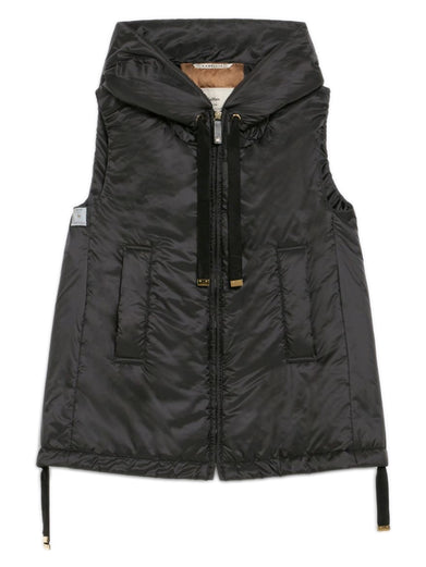 Gilet imbottito Greengo con cappuccio in tela antigoccia