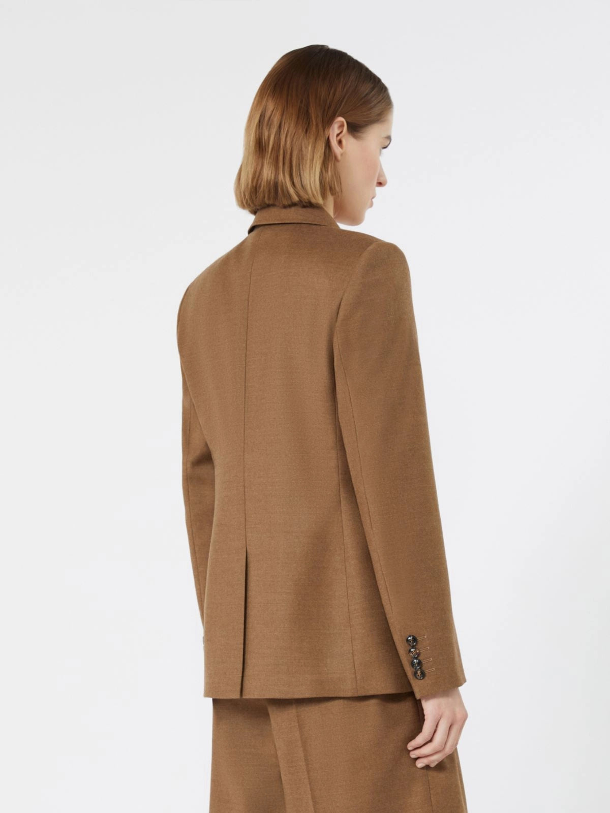 Blazer doppiopetto Uditore in flanella di lana