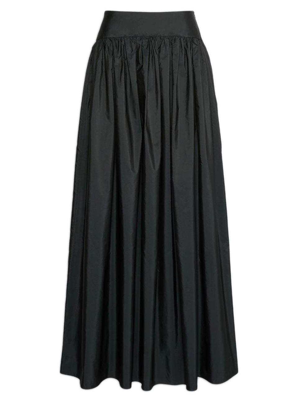 Long Eroico skirt in mixed silk taffeta