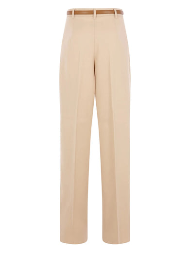 Pantalone Adunco fluido in cotone crêpe