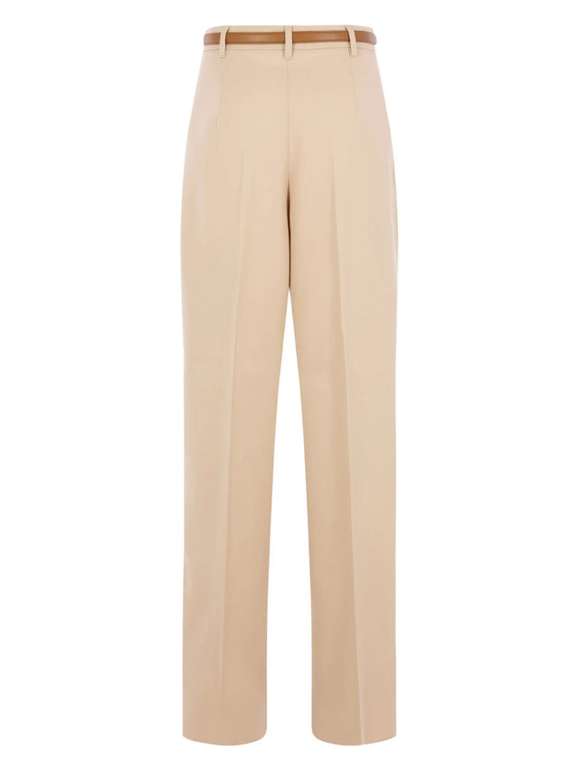 Pantalone Adunco fluido in cotone crêpe
