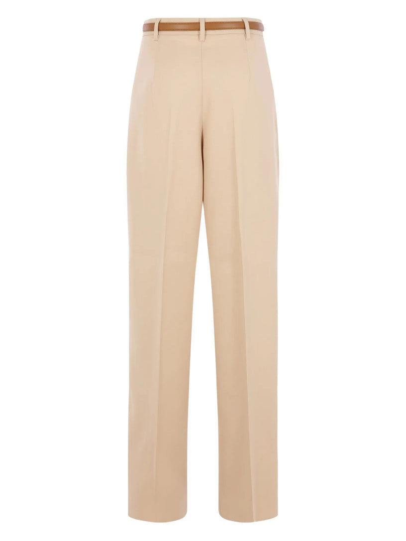 Pantalone Adunco fluido in cotone crêpe