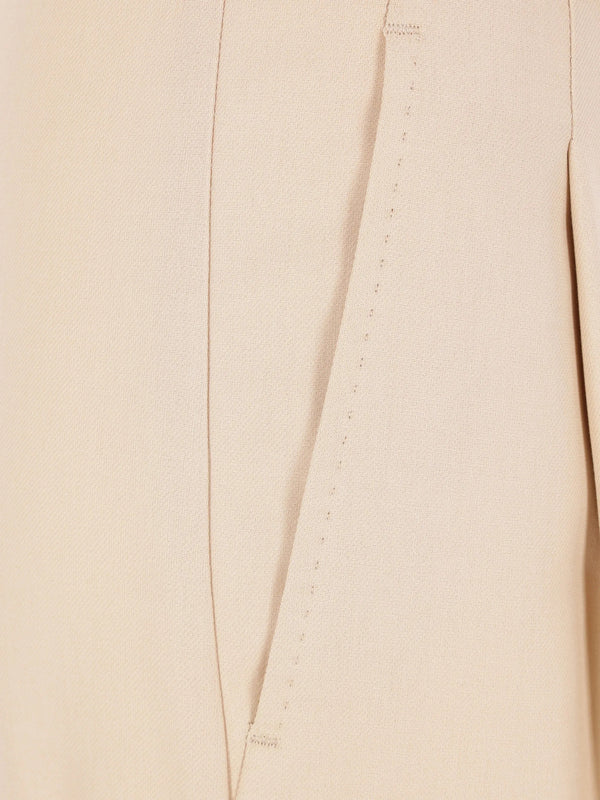 Fluid Adunco trousers in crêpe cotton