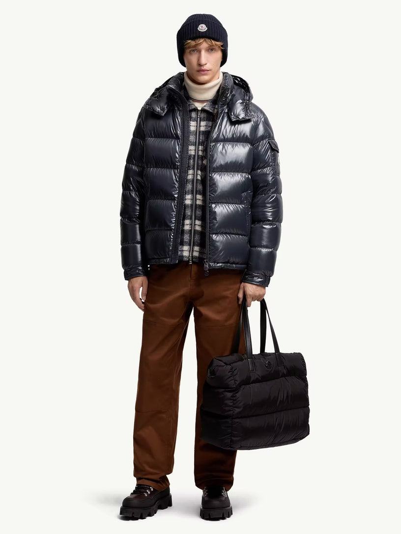 Piumino corto Moncler Maya con cappuccio