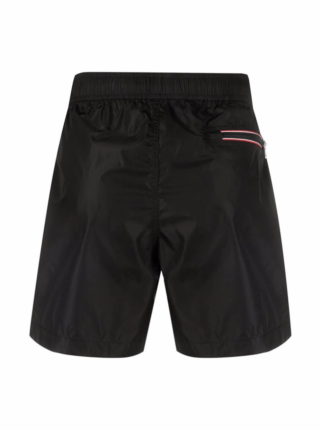 Shorts da bagno con patch logato