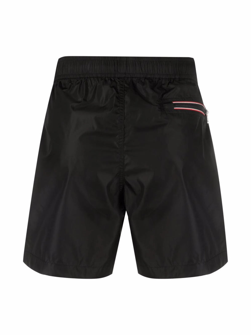 Shorts da bagno con patch logato