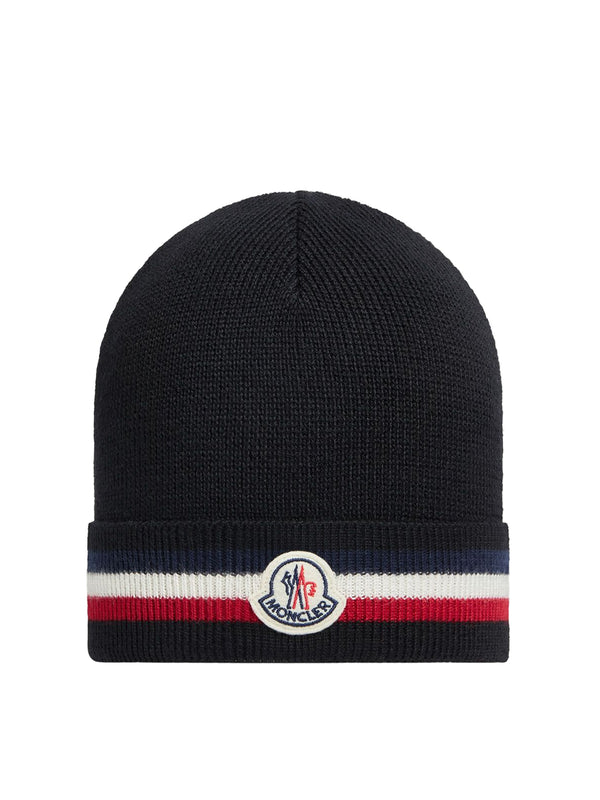 Tricolor Wool Beanie