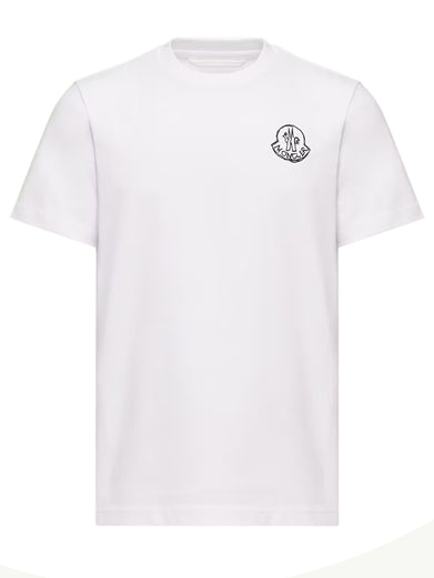 T-shirt con patch logato in jersey di cotone