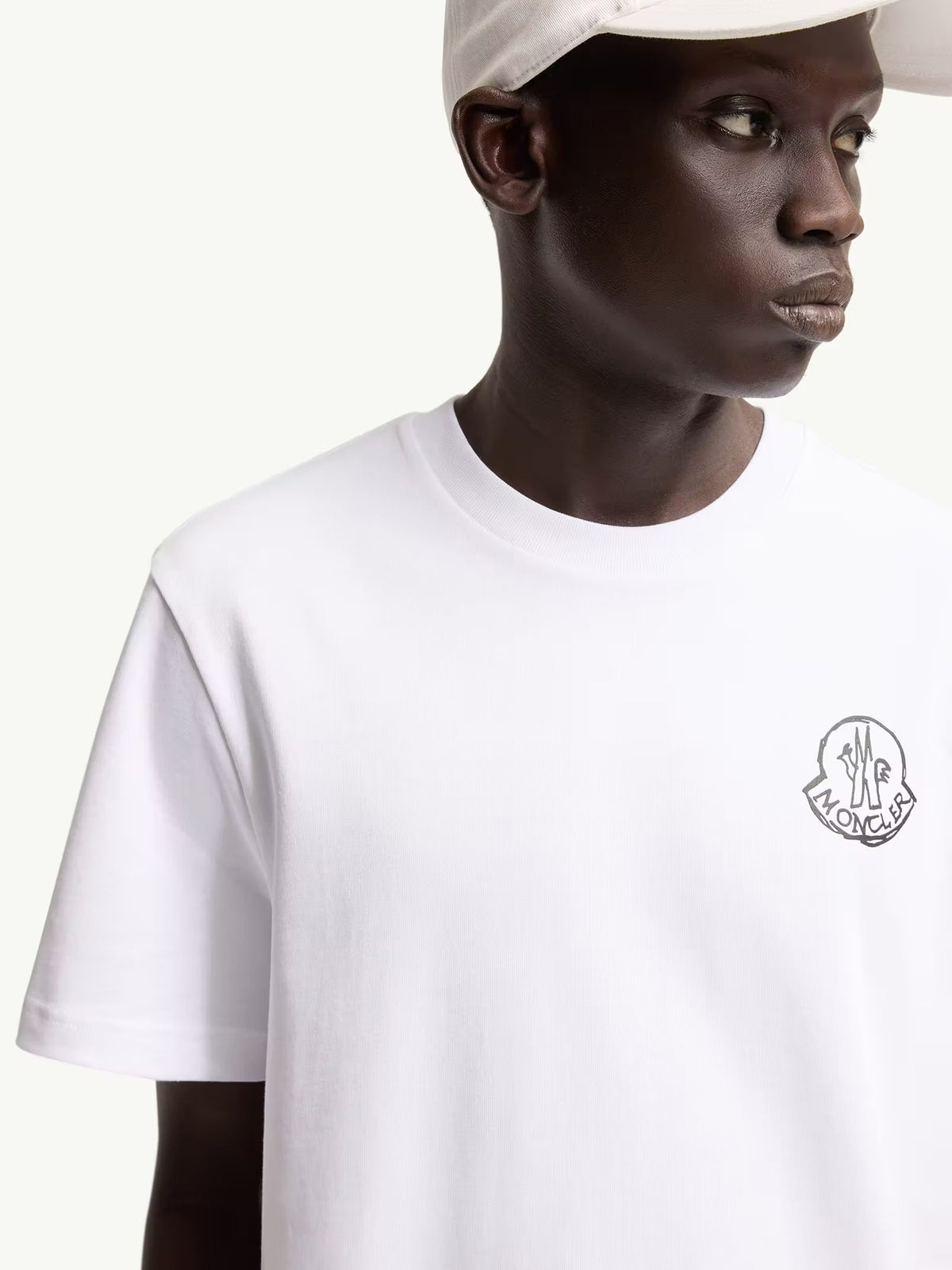 T-shirt con patch logato in jersey di cotone