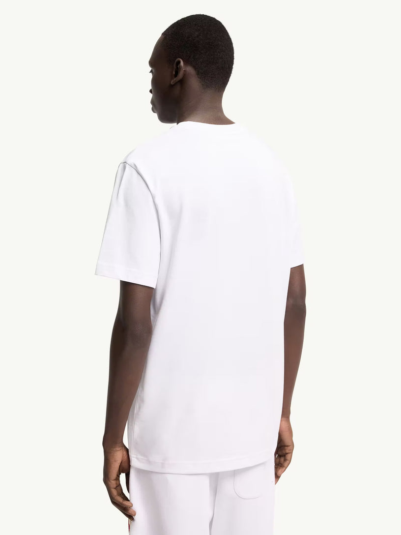 T-shirt con patch logato in jersey di cotone