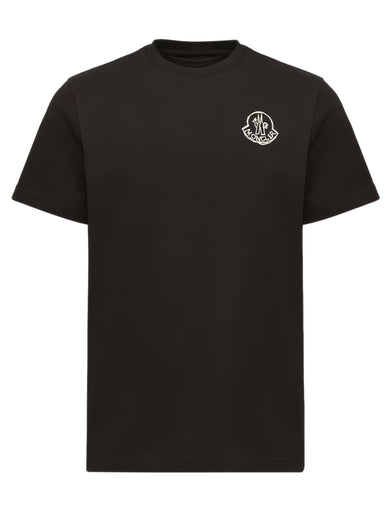 T-shirt con patch logato in jersey di cotone