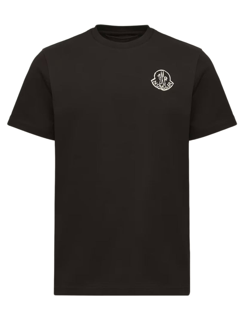 T-shirt con patch logato in jersey di cotone