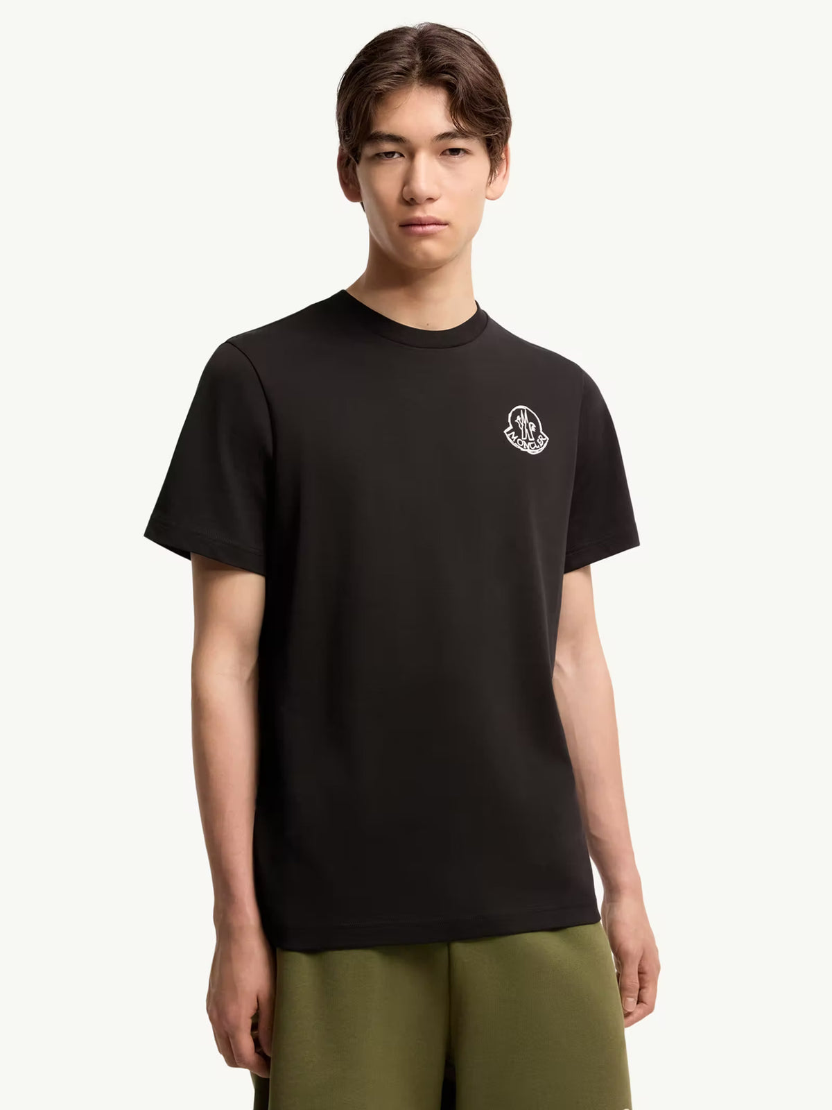 T-shirt con patch logato in jersey di cotone