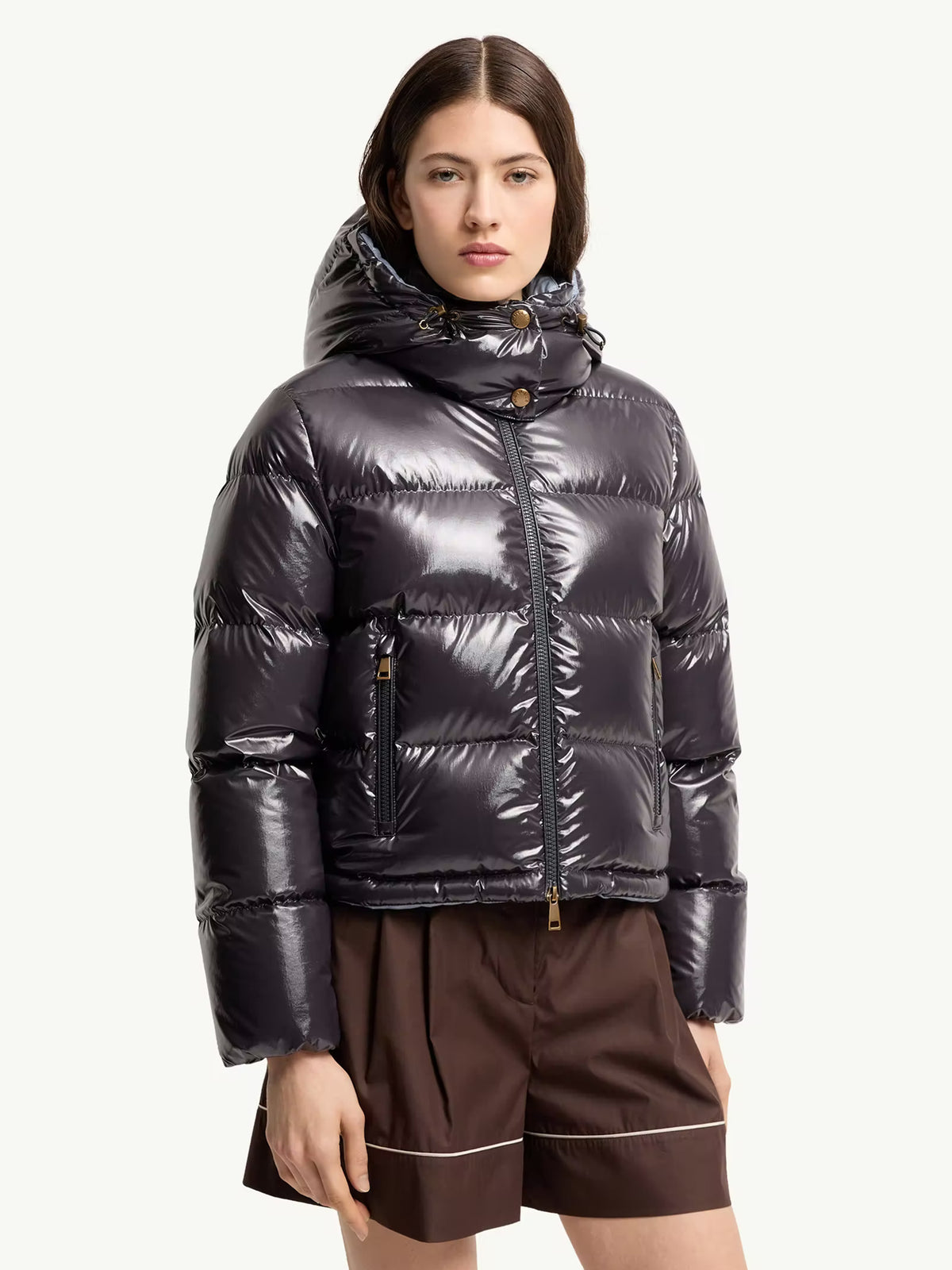 Piumino corto Niveole in nylon