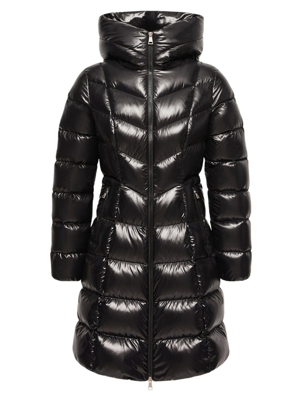 Marusse Hooded Mid-Length Down Jacket