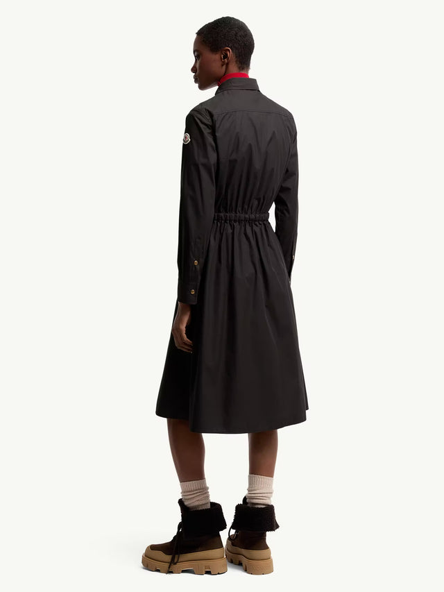 Cotton Blend Knee-Length Dress