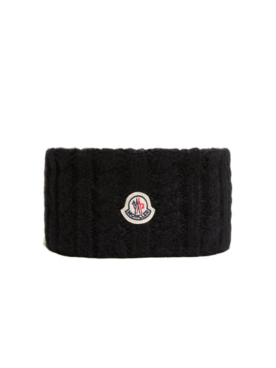 Fascia per capelli in misto alpaca a treccia