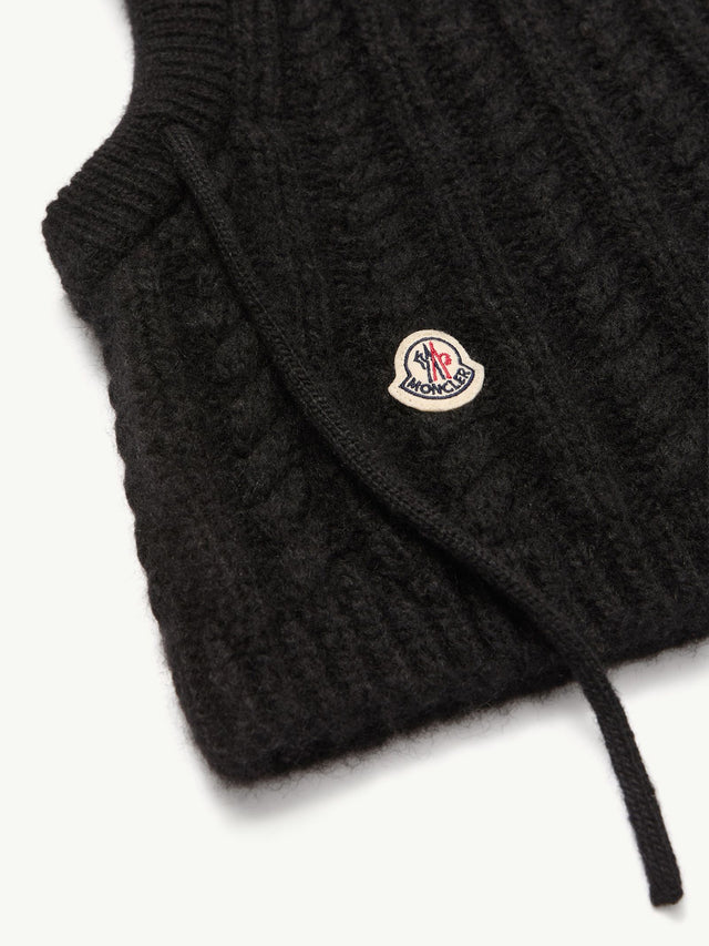 Cable Knit Blend Balaclava