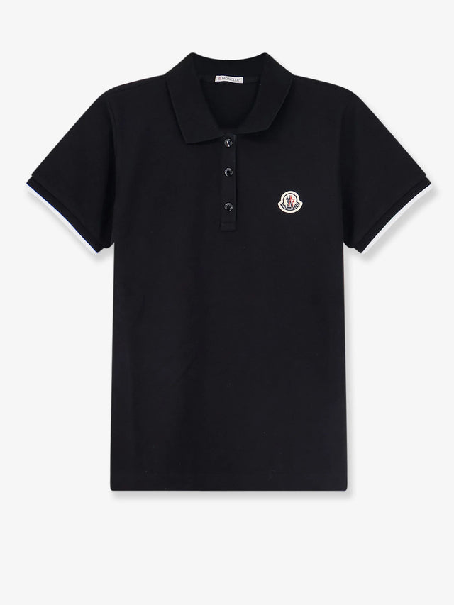 Polo in piquet di cotone con logo