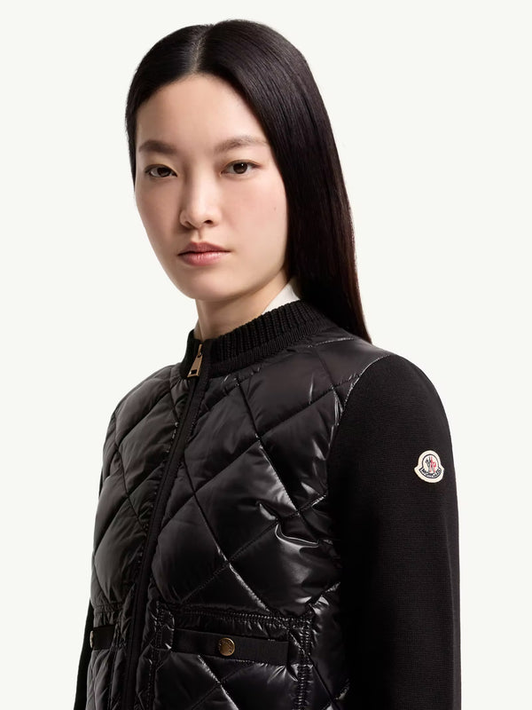 Cotton Padded Cardigan