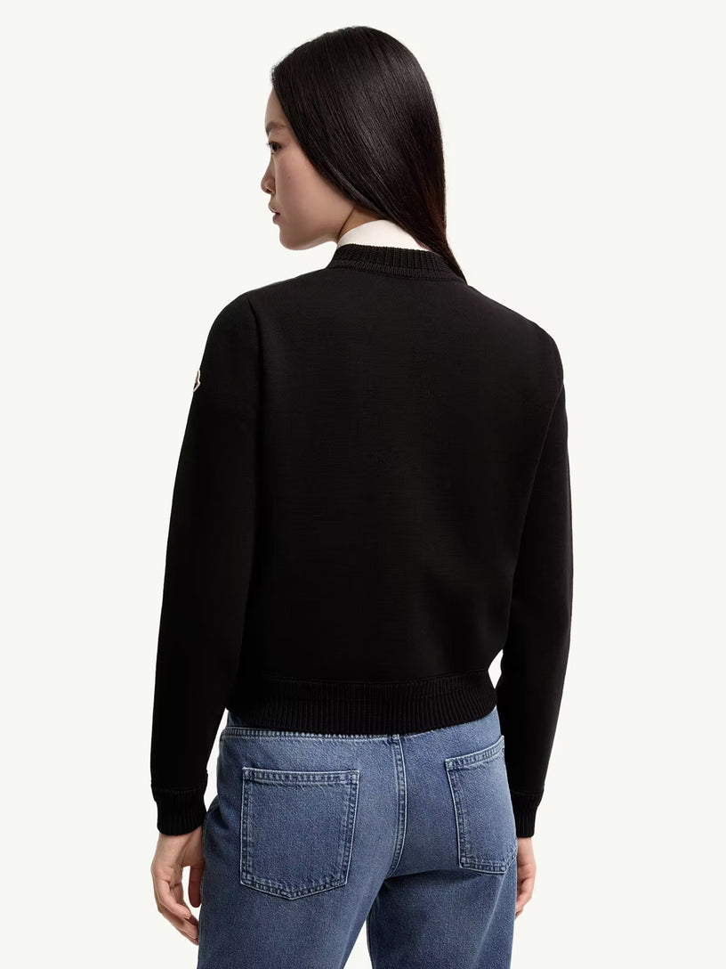Cardigan imbottito in cotone
