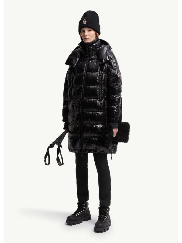 Rochelairs Hooded Long Down Jacket