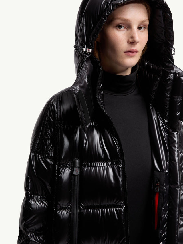 Rochelairs Hooded Long Down Jacket