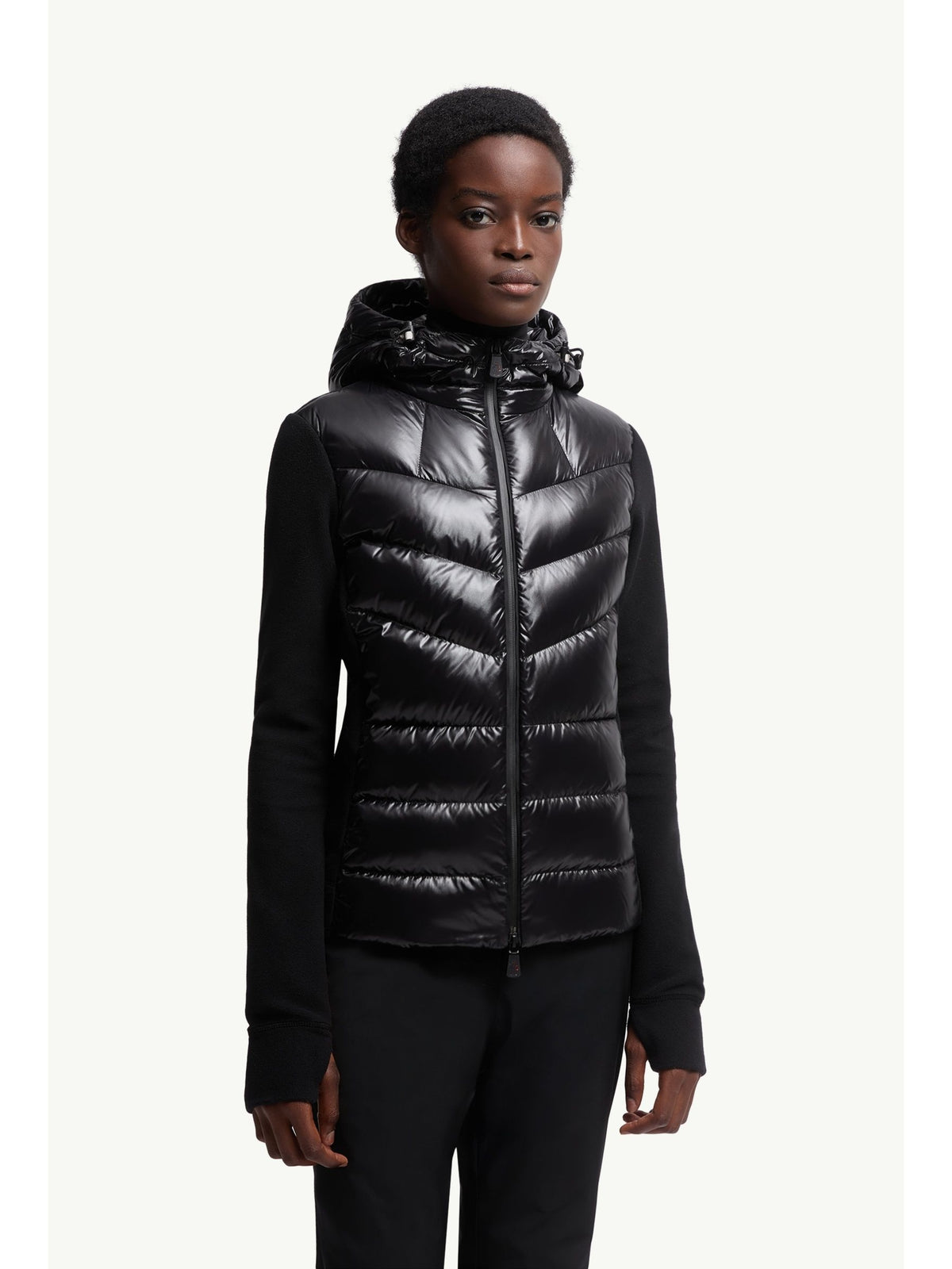 Padded Zip-Up Hoodie