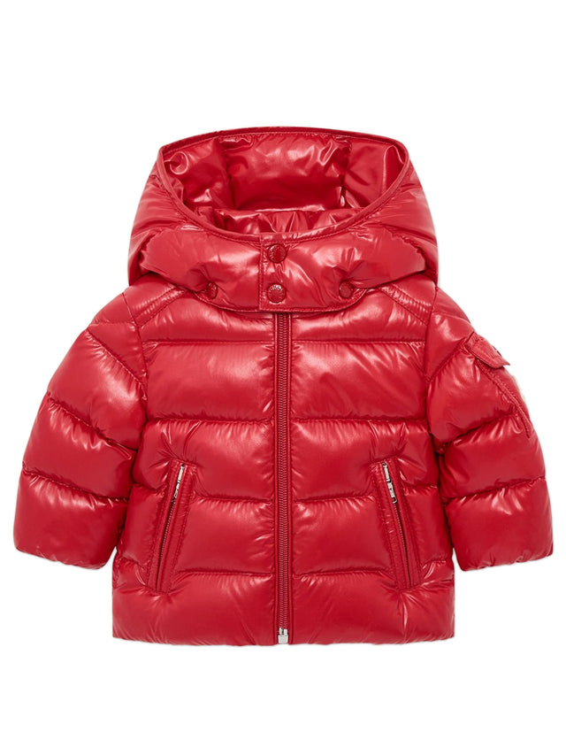 Piumino corto Moncler Maya con cappuccio
