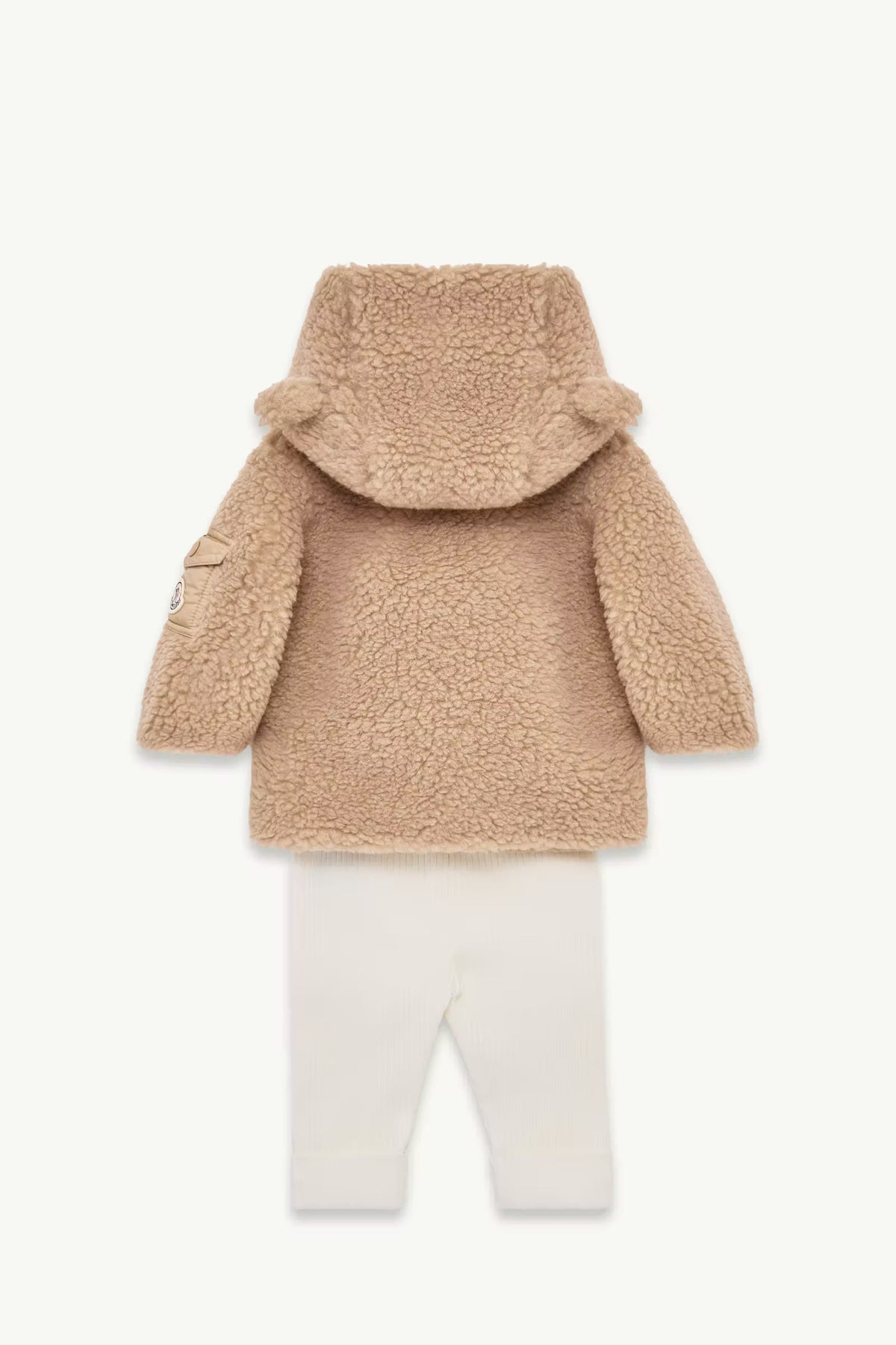 Set in cotone e pile effetto teddy