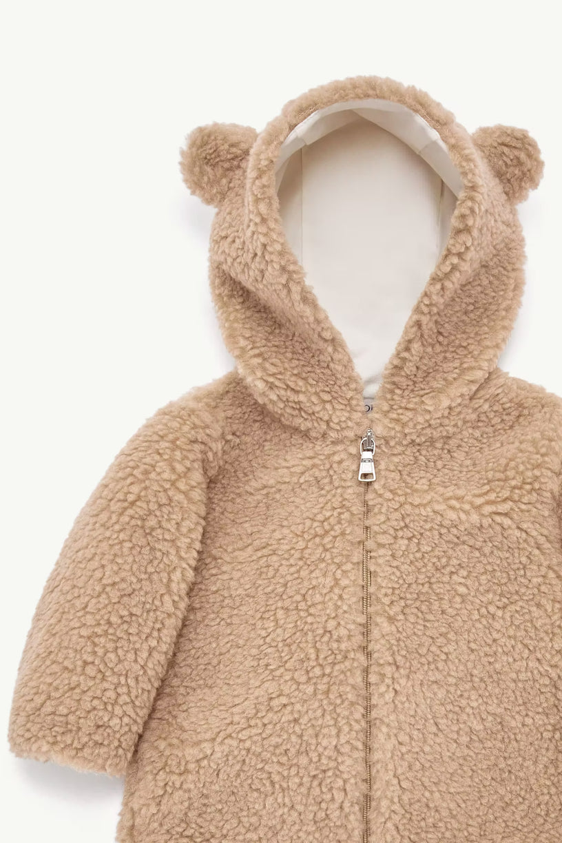 Set in cotone e pile effetto teddy