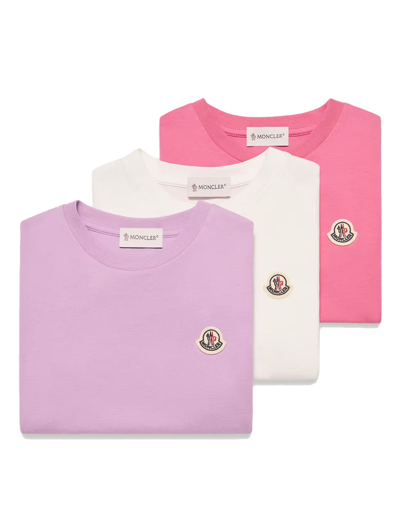 T-shirt logata in cotone