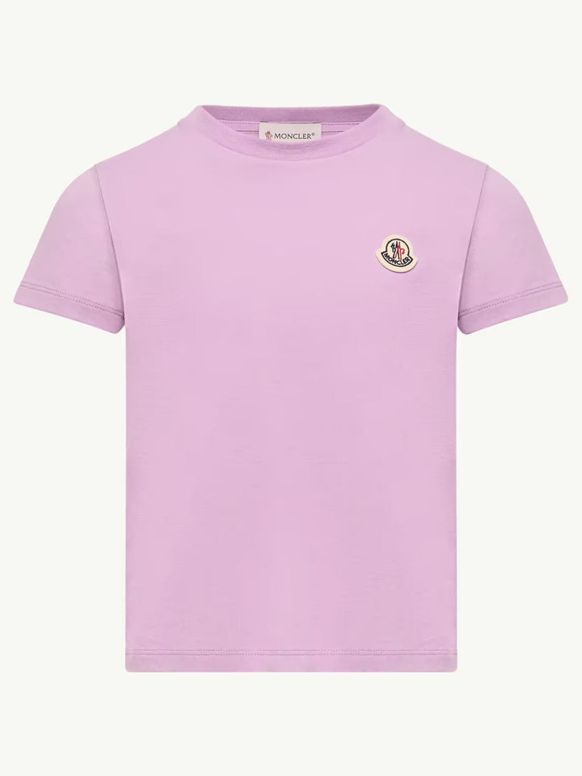 T-shirt logata in cotone