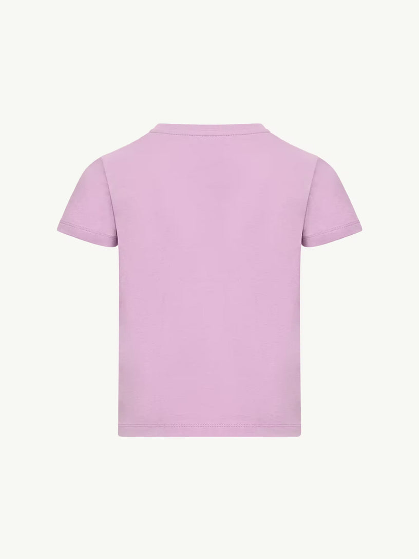 T-shirt logata in cotone