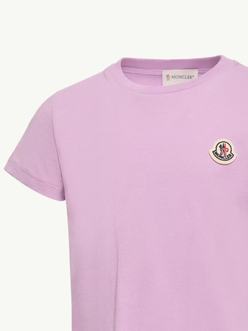 T-shirt logata in cotone