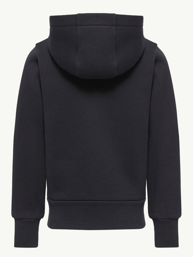 Logo Patch Cotton Zip-Up Hoodie