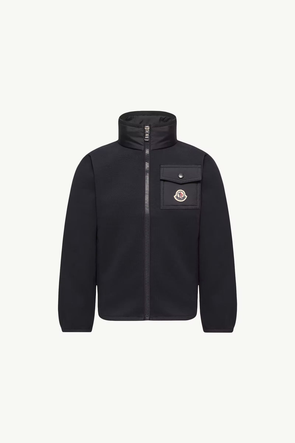 Felpa in cotone con zip
