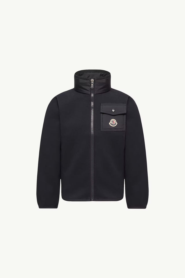 Felpa in cotone con zip