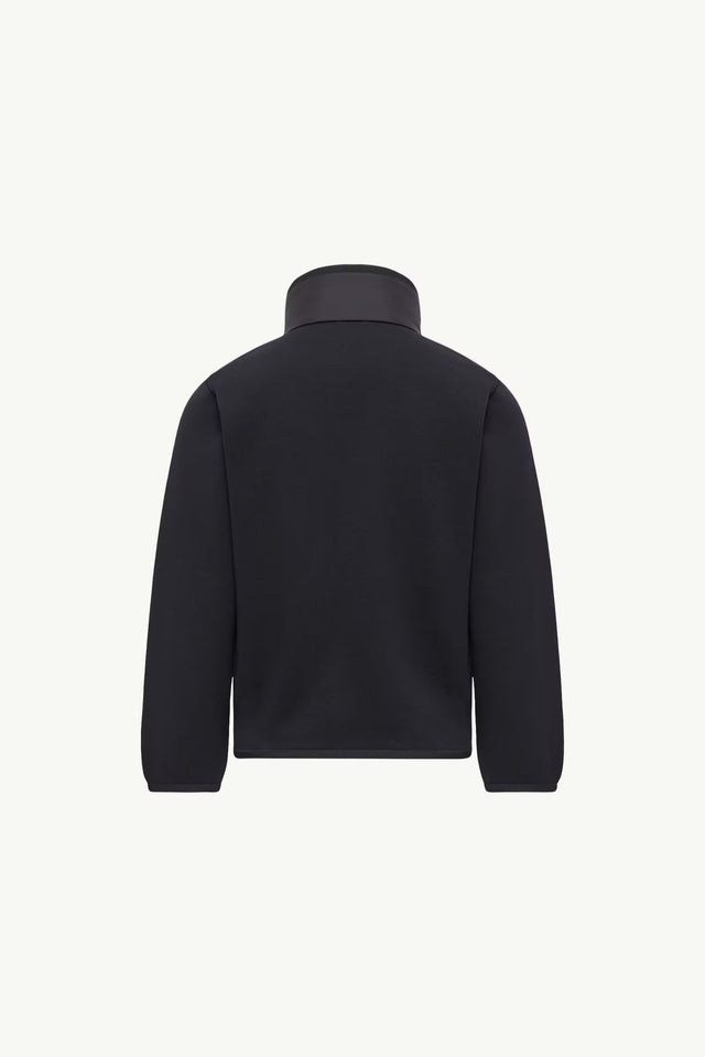 Felpa in cotone con zip