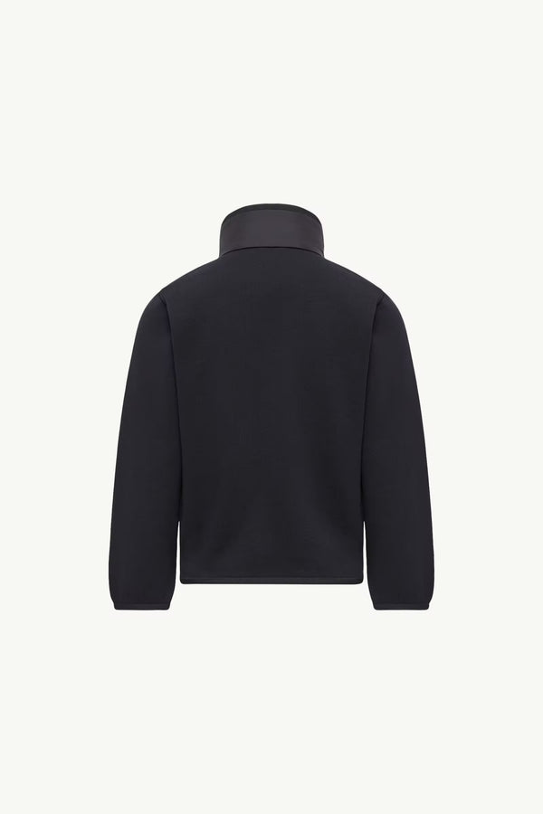 Felpa in cotone con zip