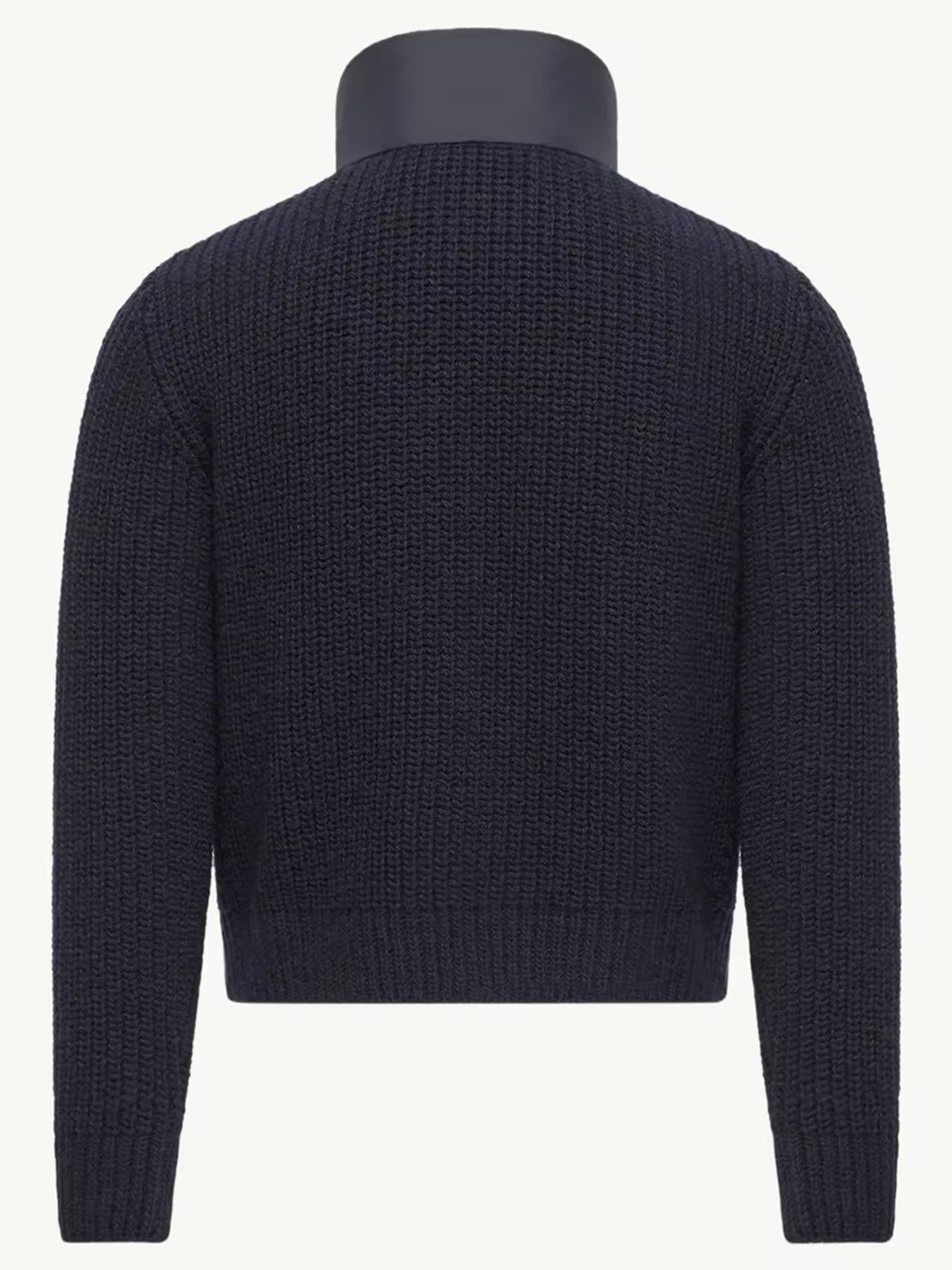 Cardigan imbottito con zip