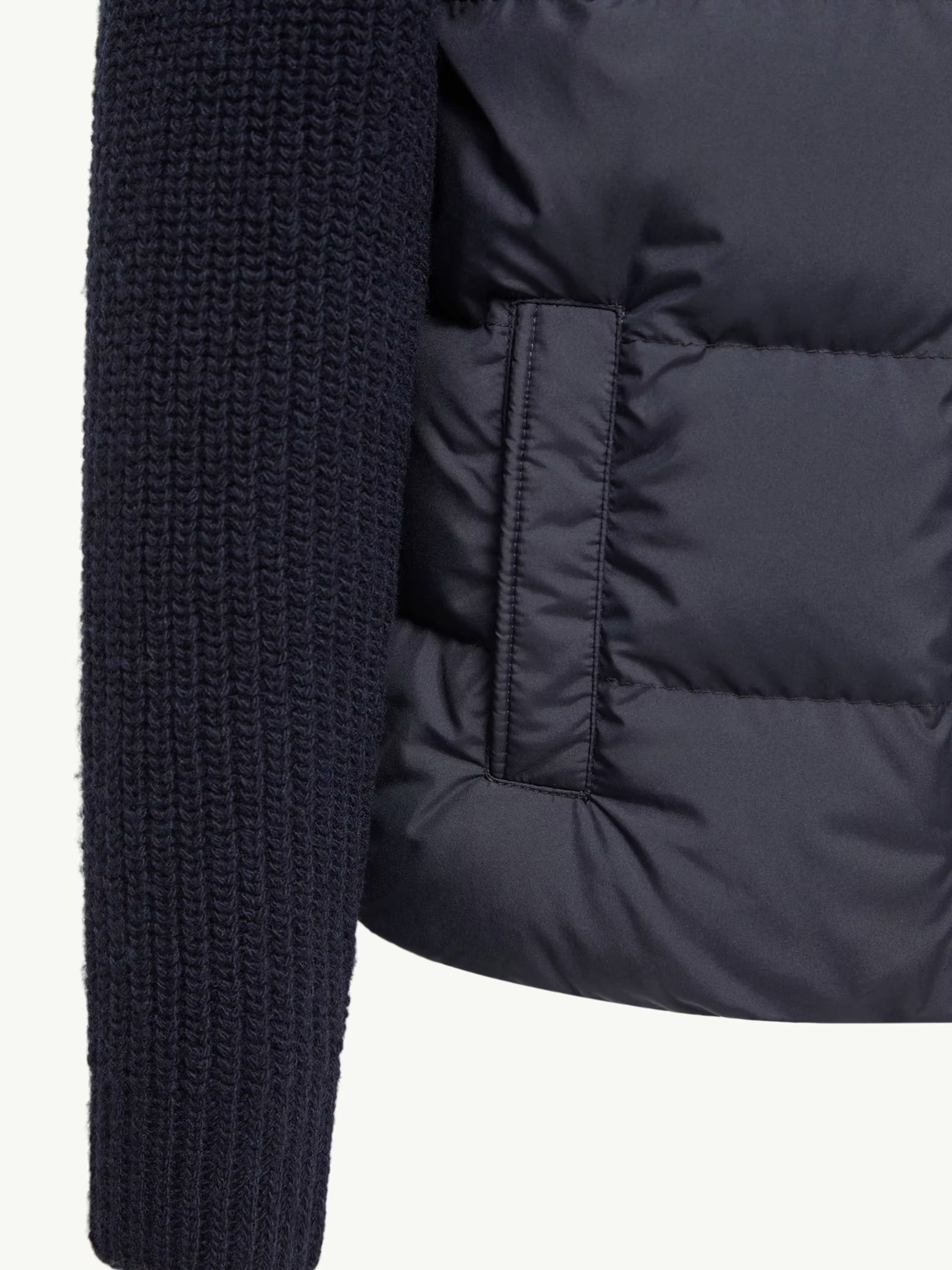 MONCLER Kids Padded Zip-Up Cardigan in blue | Grifo210