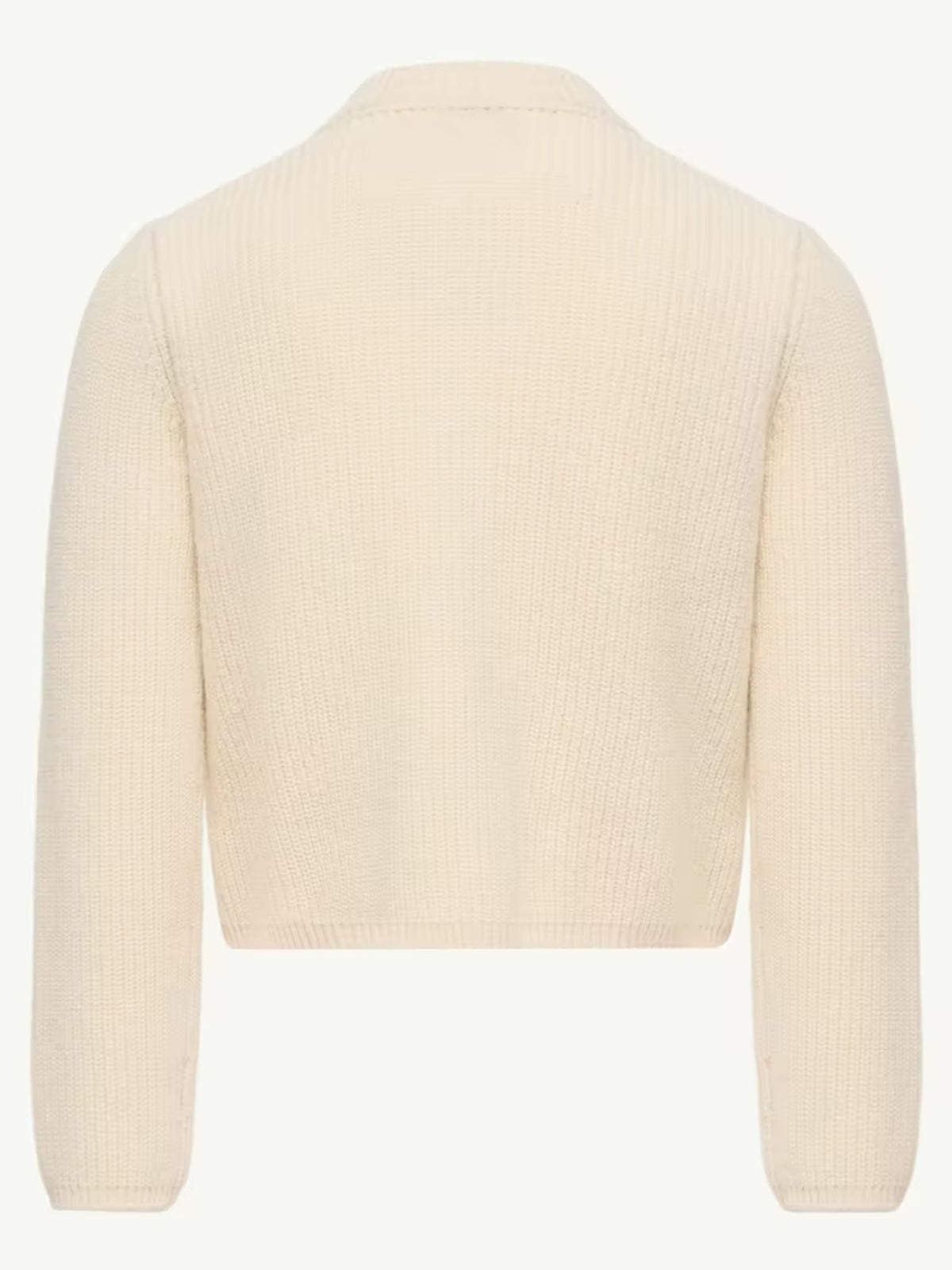 Cardigan imbottito in lana e cashmere