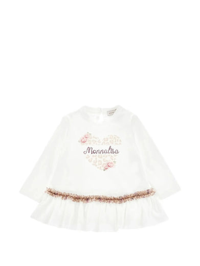 Completo cuore leopardato