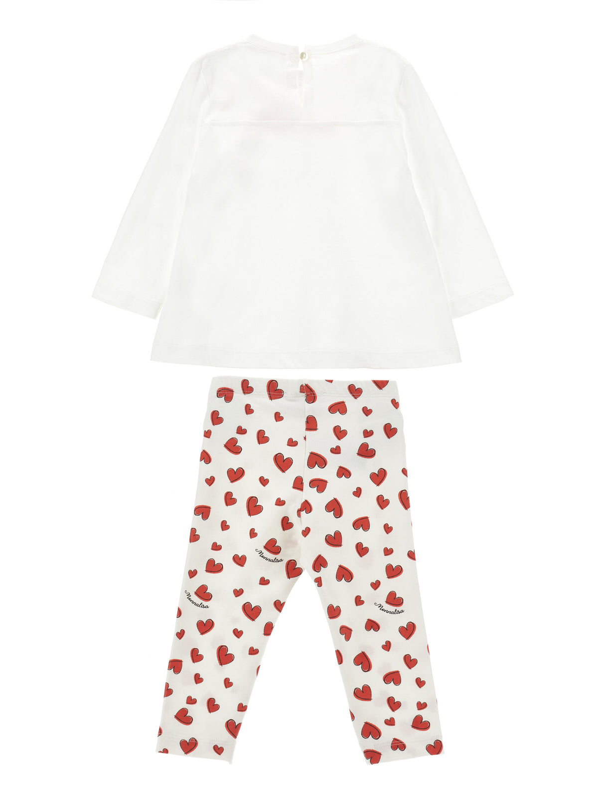 Set maglia love e leggings cuore