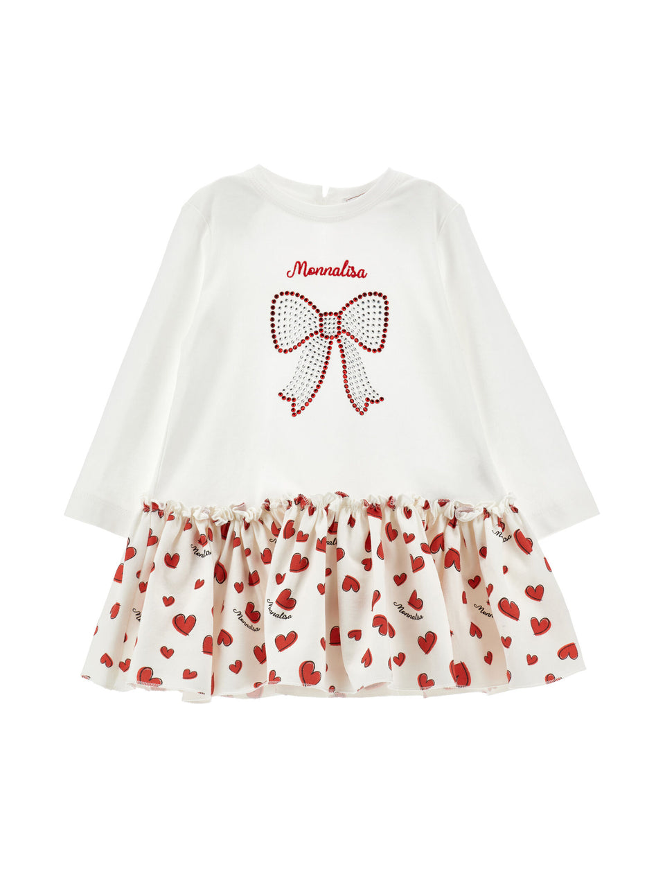 Rhinestone and Heart Bow Dress