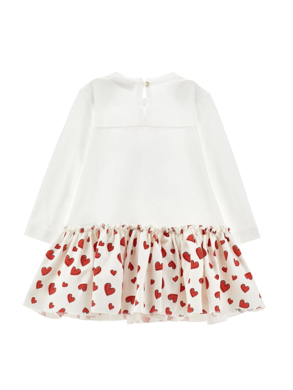 Rhinestone and Heart Bow Dress